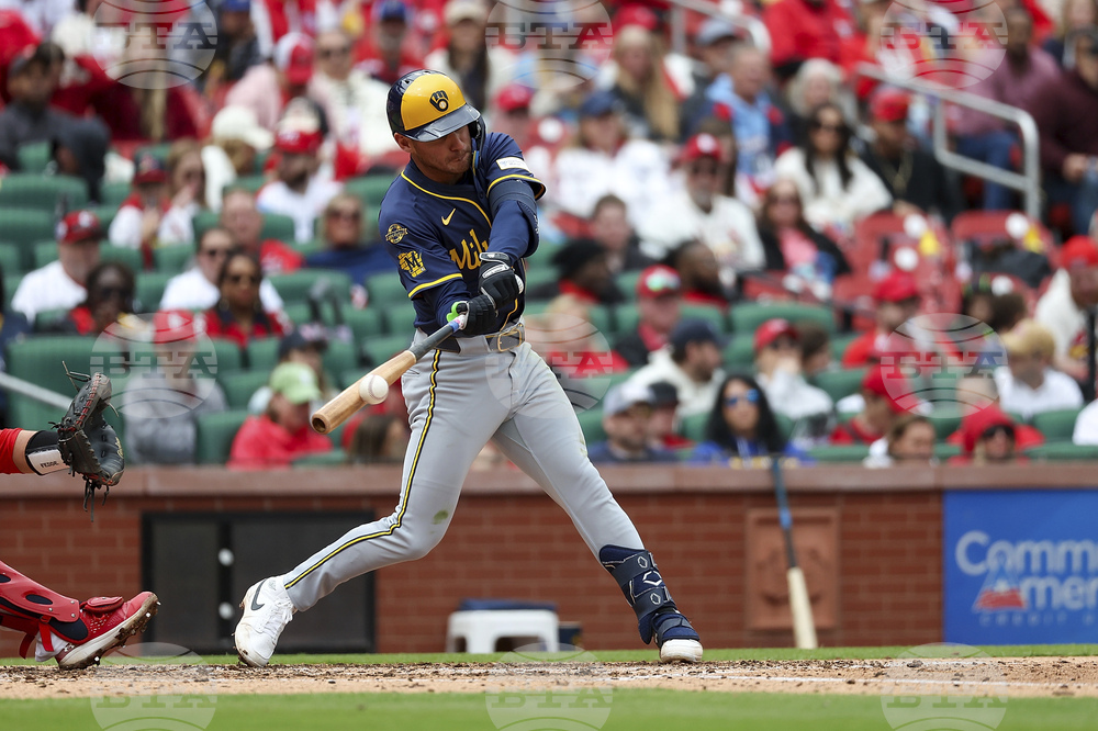 Brewers Cardinals Baseball