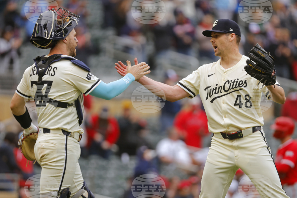Angels Twins Baseball