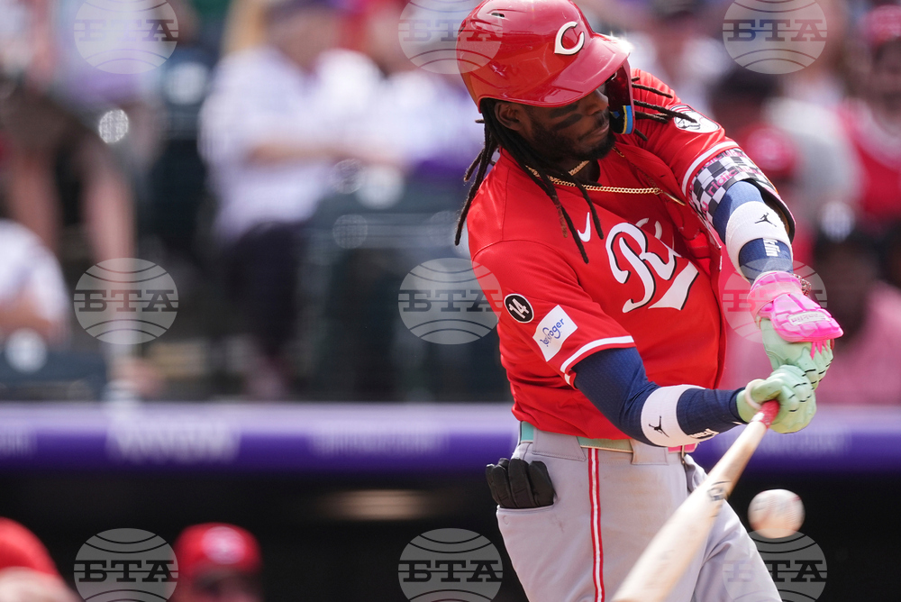 Reds Rockies Baseball