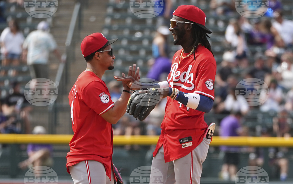 Reds Rockies Baseball