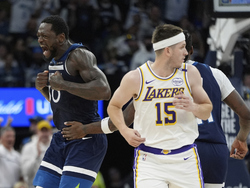 Lakers Timberwolves Basketball