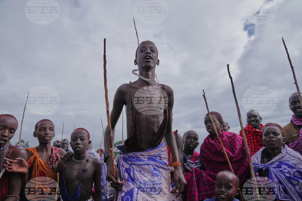 APTOPIX Kenya Warrior Rites