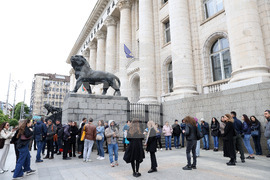 Съдебна палата - “Ангели на пътя” - протест