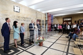 УАСГ - Красимир Вълчев - ректори - пресконференция