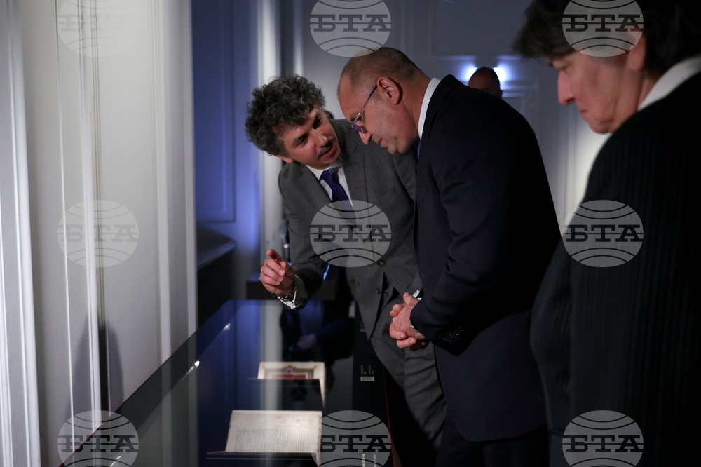 President Radev Honors Polish Library for Preserving Key Slavic Manuscript