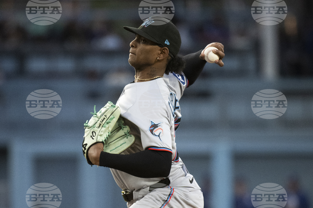 Marlins Dodgers Baseball
