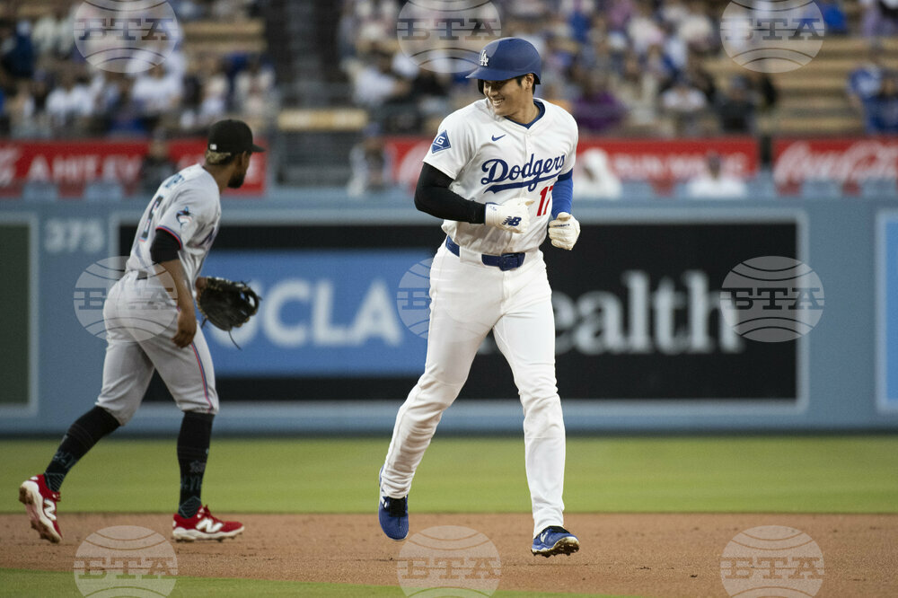 Marlins Dodgers Baseball