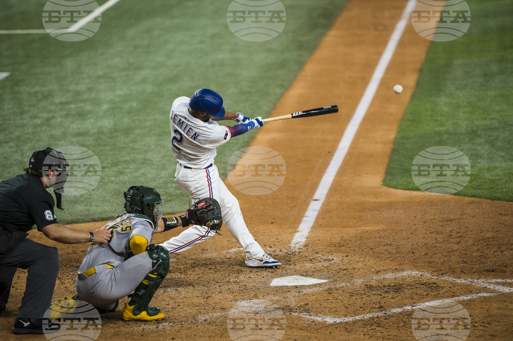 Athletics Rangers Baseball