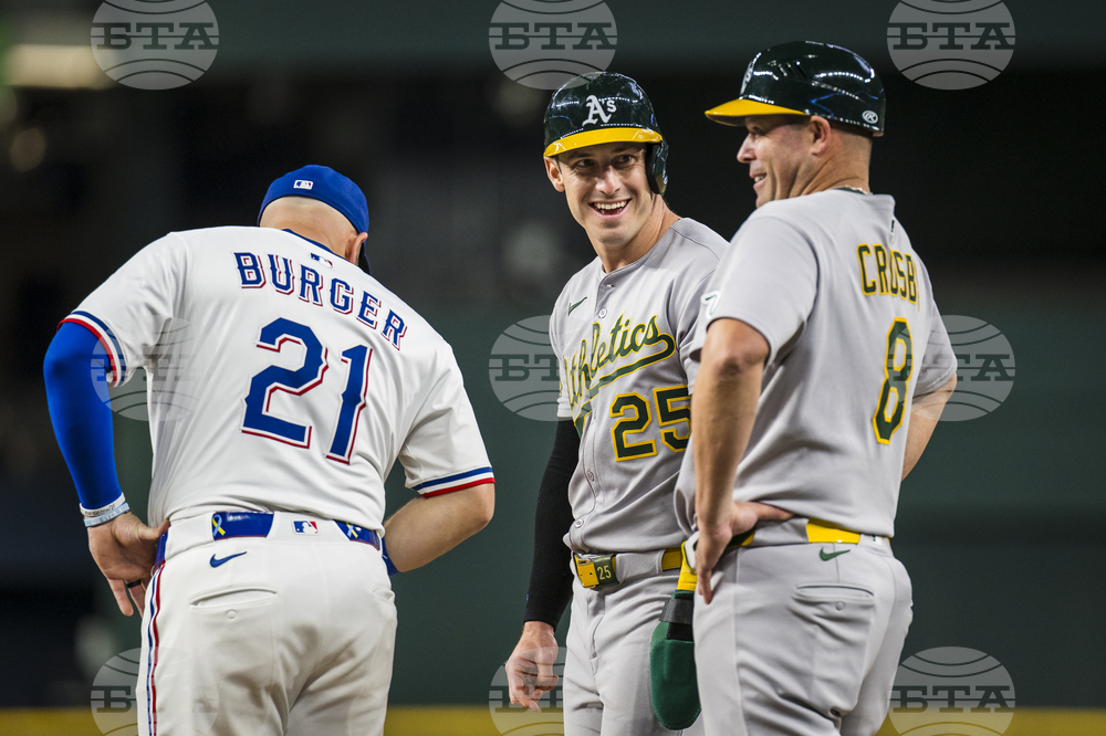 Athletics Rangers Baseball