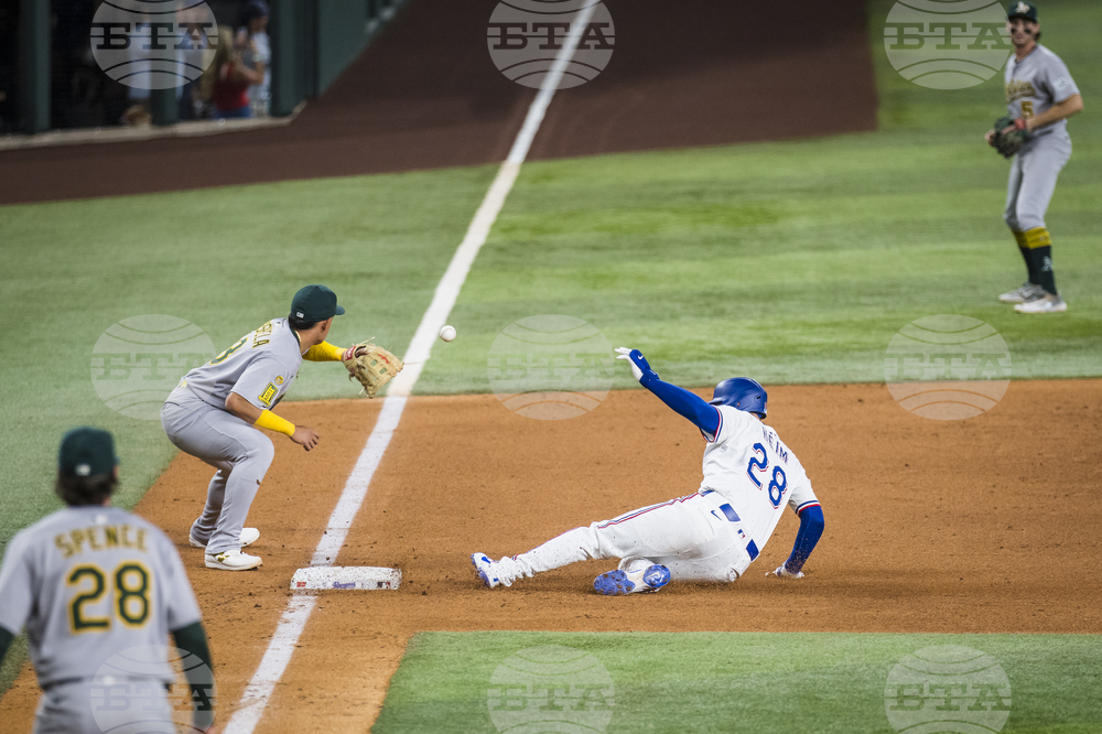 Athletics Rangers Baseball