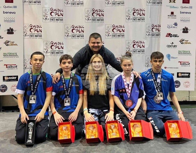 Александра Георгиева спечели три шампионски титли на турнира по кикбокс "Квебек опън" в Канада 