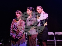 „Три за щастие“, авторски спектакъл на Ана Батева, е първата премиера на новата сцена „Спам“, снимка – Даниел Димитров/БТА