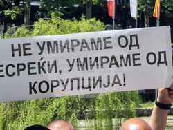 Северна Македония - Скопие - "Поход на ангелите" - протест - Кочани