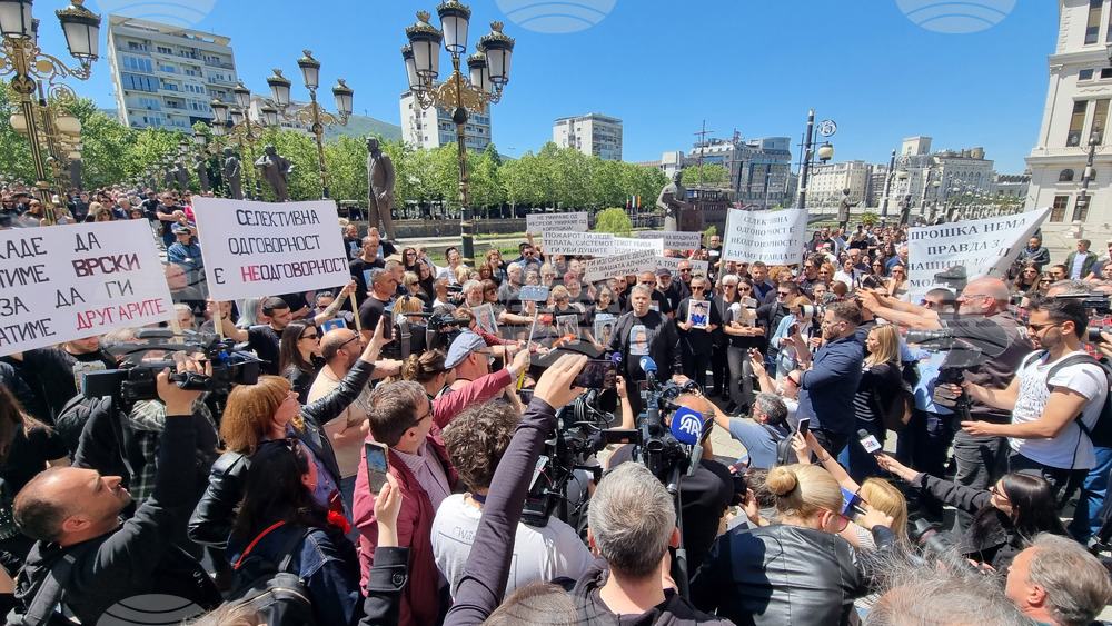 Северна Македония - Скопие - "Поход на ангелите" - протест - Кочани