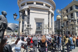 Северна Македония - Скопие - "Поход на ангелите" - протест - Кочани