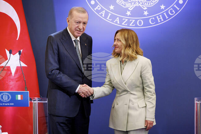 Ердоган: Турция и Италия си поставят цел за търговски стокообмен на стойност 40 млрд. долара