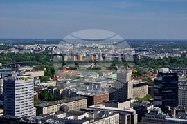 Полша - Варшава - изглед над града