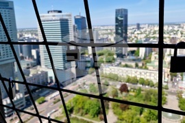 Полша - Варшава - изглед над града