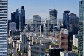 Полша - Варшава - изглед над града