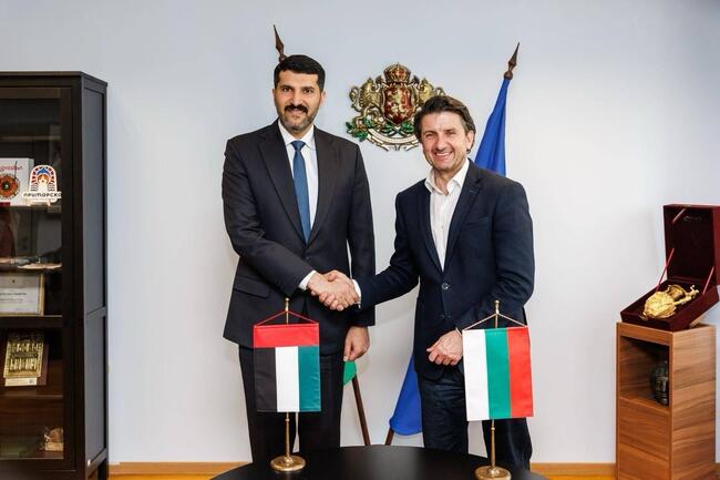 Tourism Minister Borshosh Discusses Deepening Bilateral Cooperation with the Ambassador of United Arab Emirates to Bulgaria