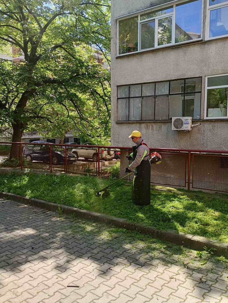 Община Стара Загора: От днес започна косене на зелените пространства в Стара Загора