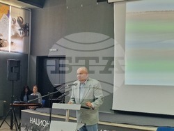 Представяне на книгата „С воля и отдаденост“ в НВИМ.На снимката: Проф. дин Тодор Петров. Снимка: Ваня Сухарова/БТА