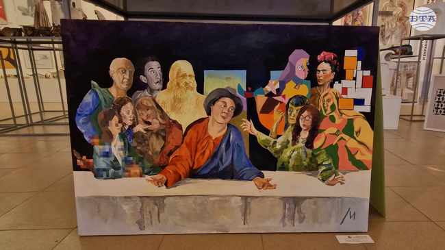 Заместник-министърът на културата Георги Султанов откри изложба с творби на ученици от националните училища по изкуствата в село Орешак