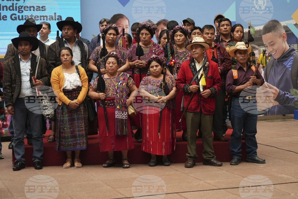 CORRECTION Guatemala Indigenous Leader Arrest