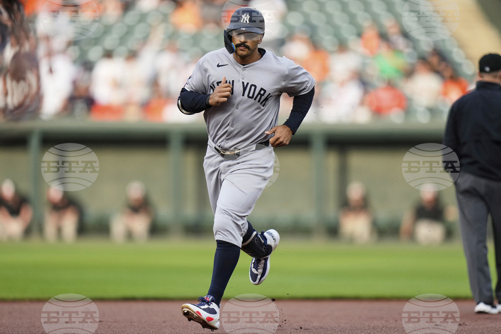 Yankees Orioles Baseball