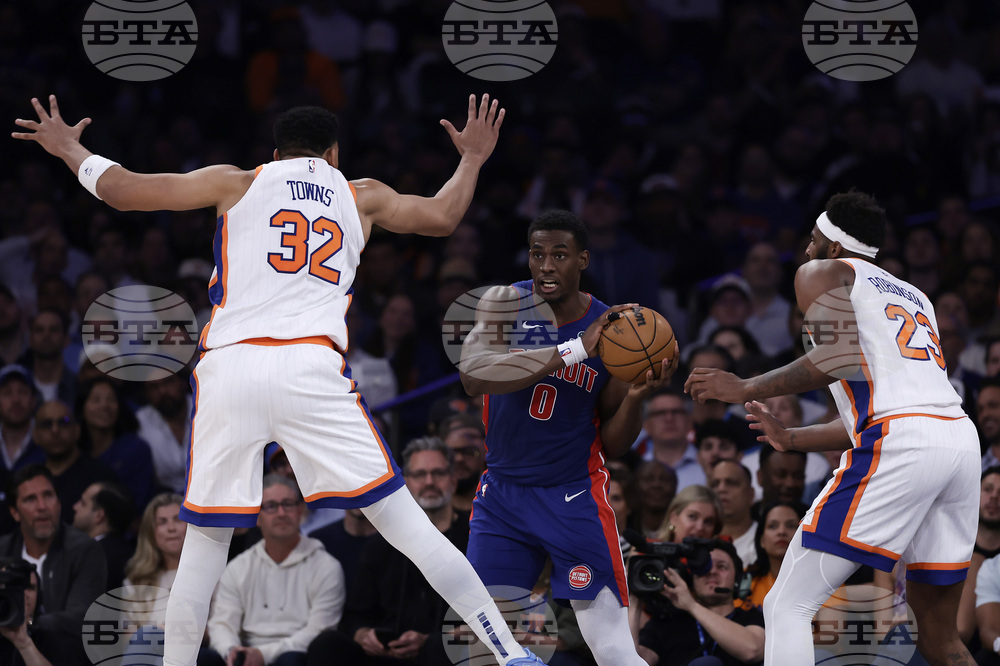 Pistons Knicks Basketball