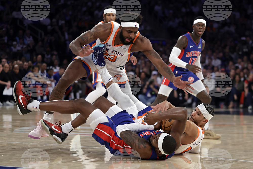 Pistons Knicks Basketball