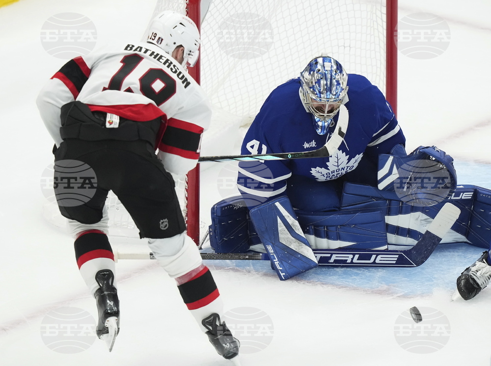 Senators Maple Leafs Hockey