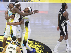 APTOPIX Bucks Pacers Basketball