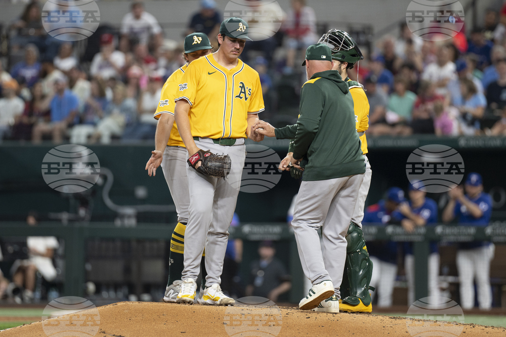 Athletics Rangers Baseball