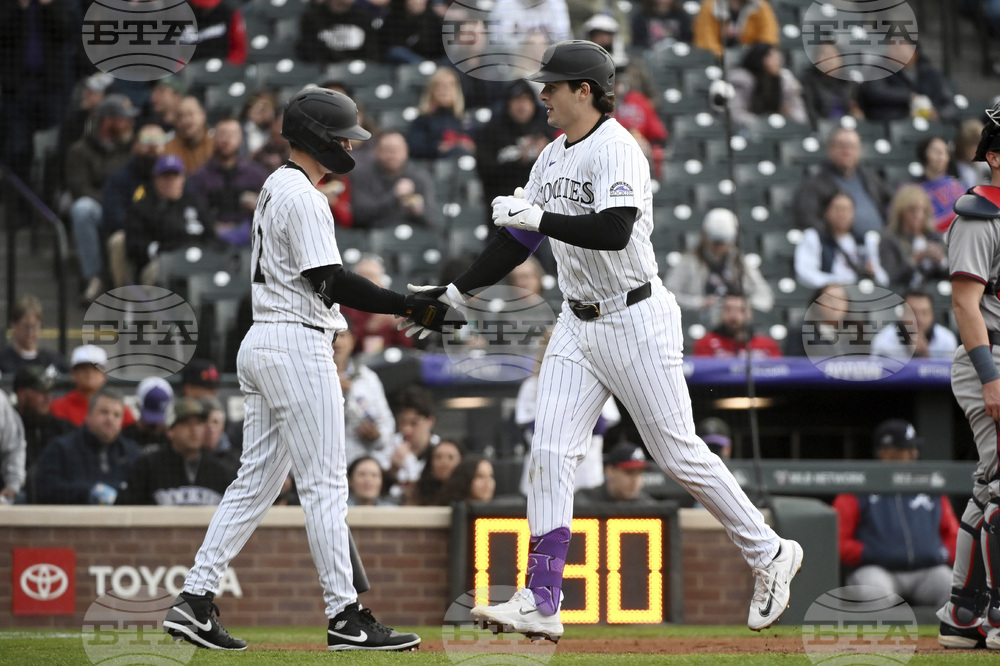 Braves Rockies Baseball