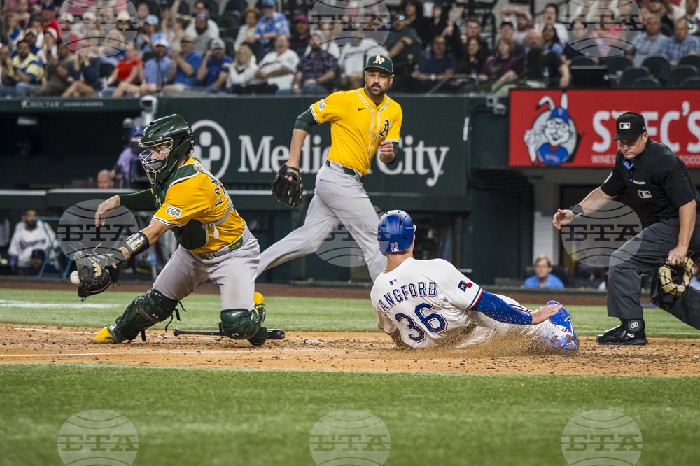 Athletics Rangers Baseball