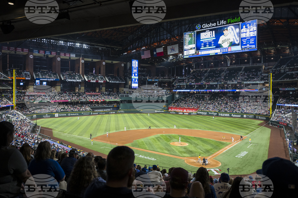 Athletics Rangers Baseball