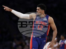 Pistons Knicks Basketball