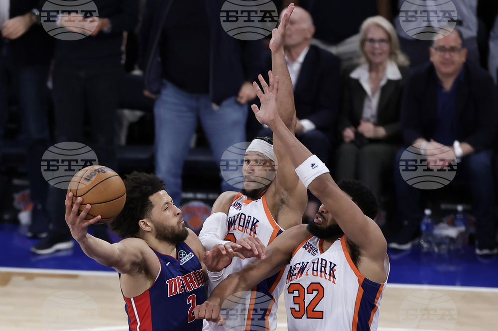 Pistons Knicks Basketball
