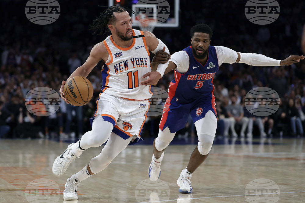 Pistons Knicks Basketball
