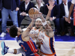 Pistons Knicks Basketball