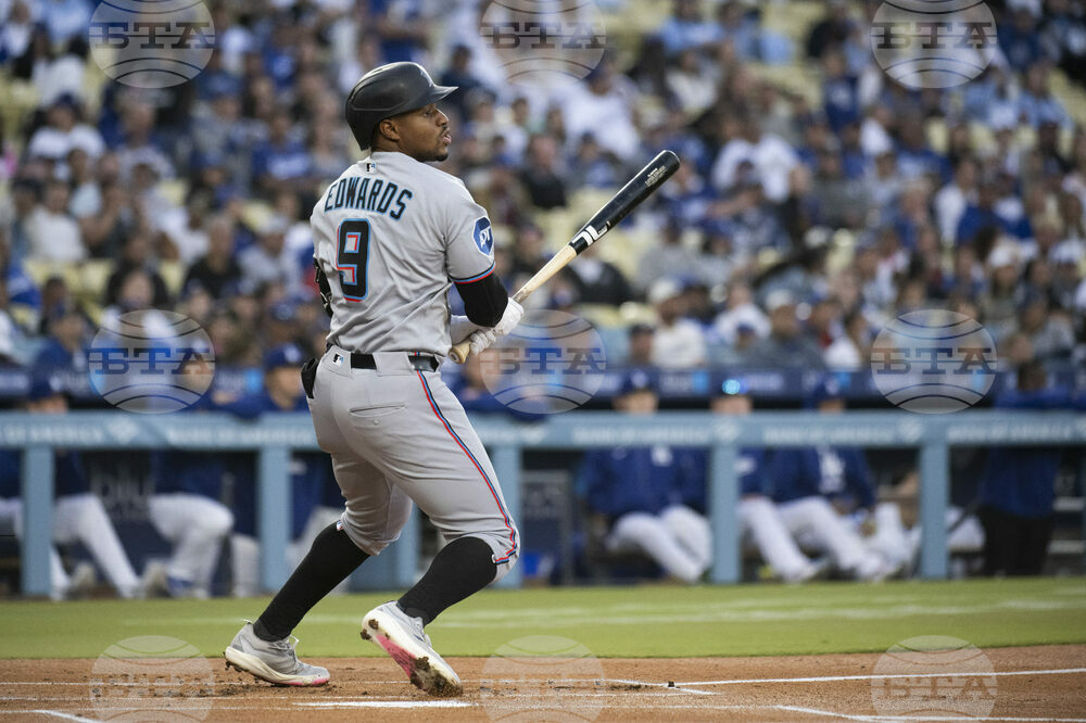Marlins Dodgers Baseball