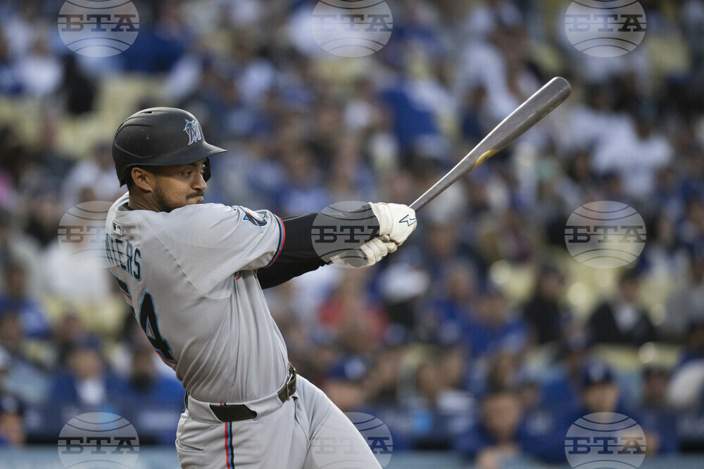 Marlins Dodgers Baseball