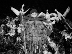 Кадър от изложбата „Син, но го няма небето“ на Благовеста Семкова. Снимка: Екипът на събитието