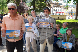 Кюстендил - протест - ВЕИ