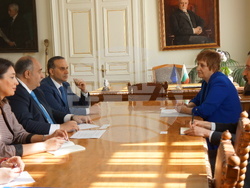 Председателят на Българската академия на науките (БАН), член-кореспондент Евелина Славчева, проведе среща с ректора на Славянския университет в Баку, Република Азербайджан, д-р Анар Нагиев