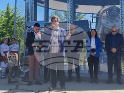 Стара Загора - откриване на монумент "Интеркосмос България 1300"