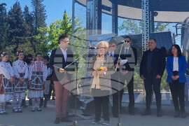 Стара Загора - откриване на монумент "Интеркосмос България 1300"