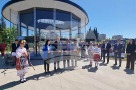 Стара Загора - откриване на монумент "Интеркосмос България 1300"