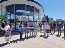 Стара Загора - откриване на монумент "Интеркосмос България 1300"